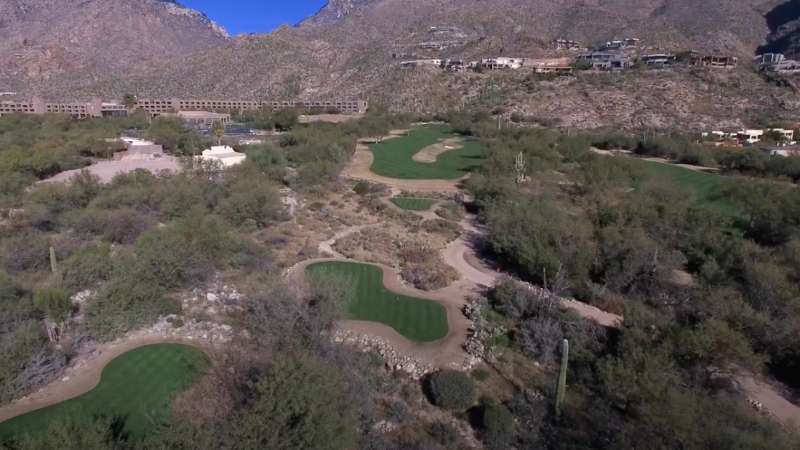 Ventana Canyon Golf Hole 17 - Mountain Course